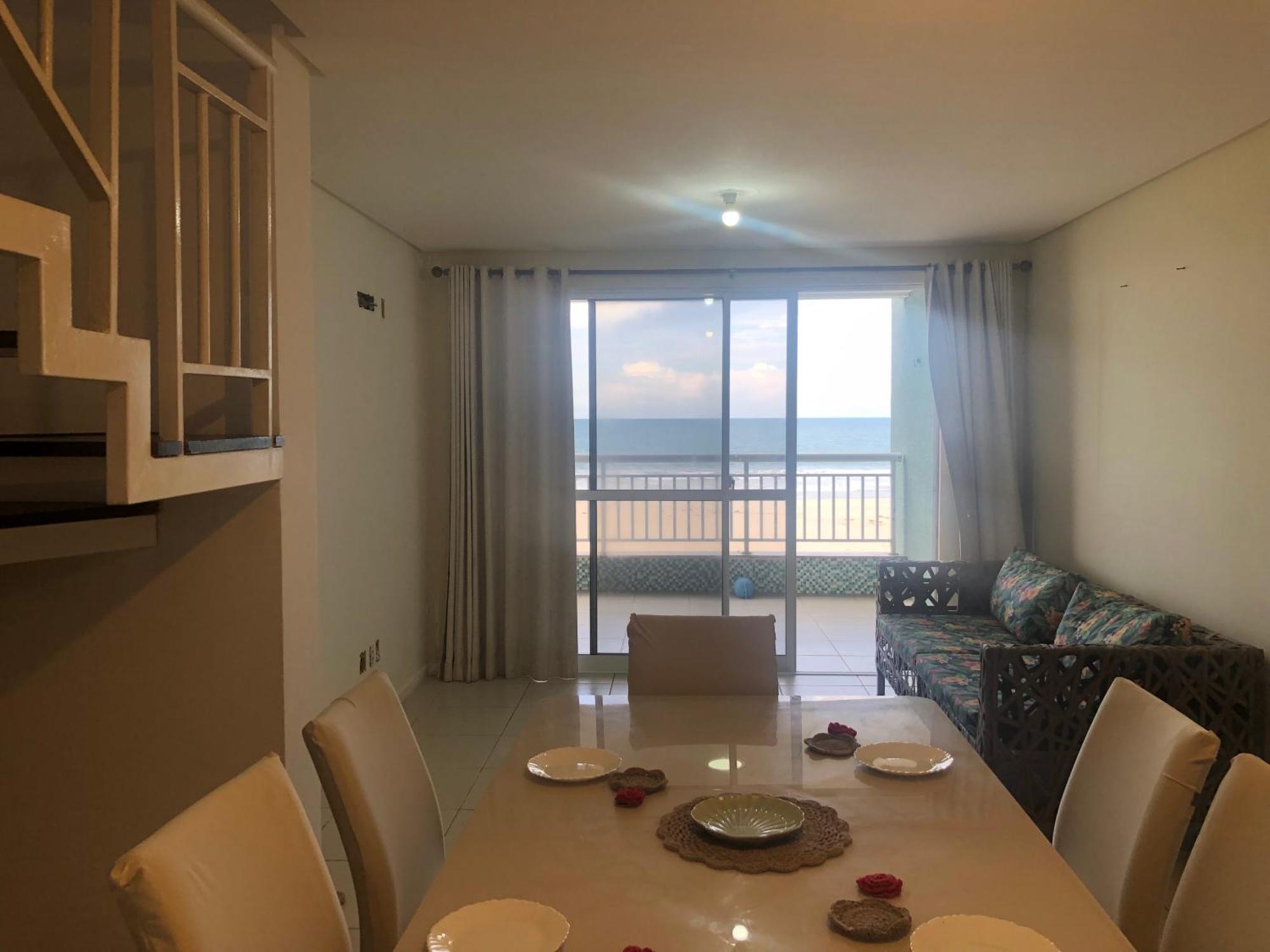 Apartamento Vista Total Do Mar Uma Cobertura A 400M Do Beach Park No Porto Das Dunas Aquiraz Condominio Terramaris Piscina Ampla Parque Infantil Sauna Estacionamento Privado Eksteriør billede