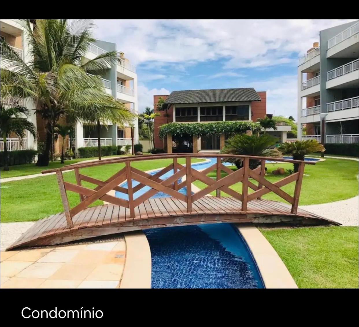 Apartamento Vista Total Do Mar Uma Cobertura A 400M Do Beach Park No Porto Das Dunas Aquiraz Condominio Terramaris Piscina Ampla Parque Infantil Sauna Estacionamento Privado Eksteriør billede