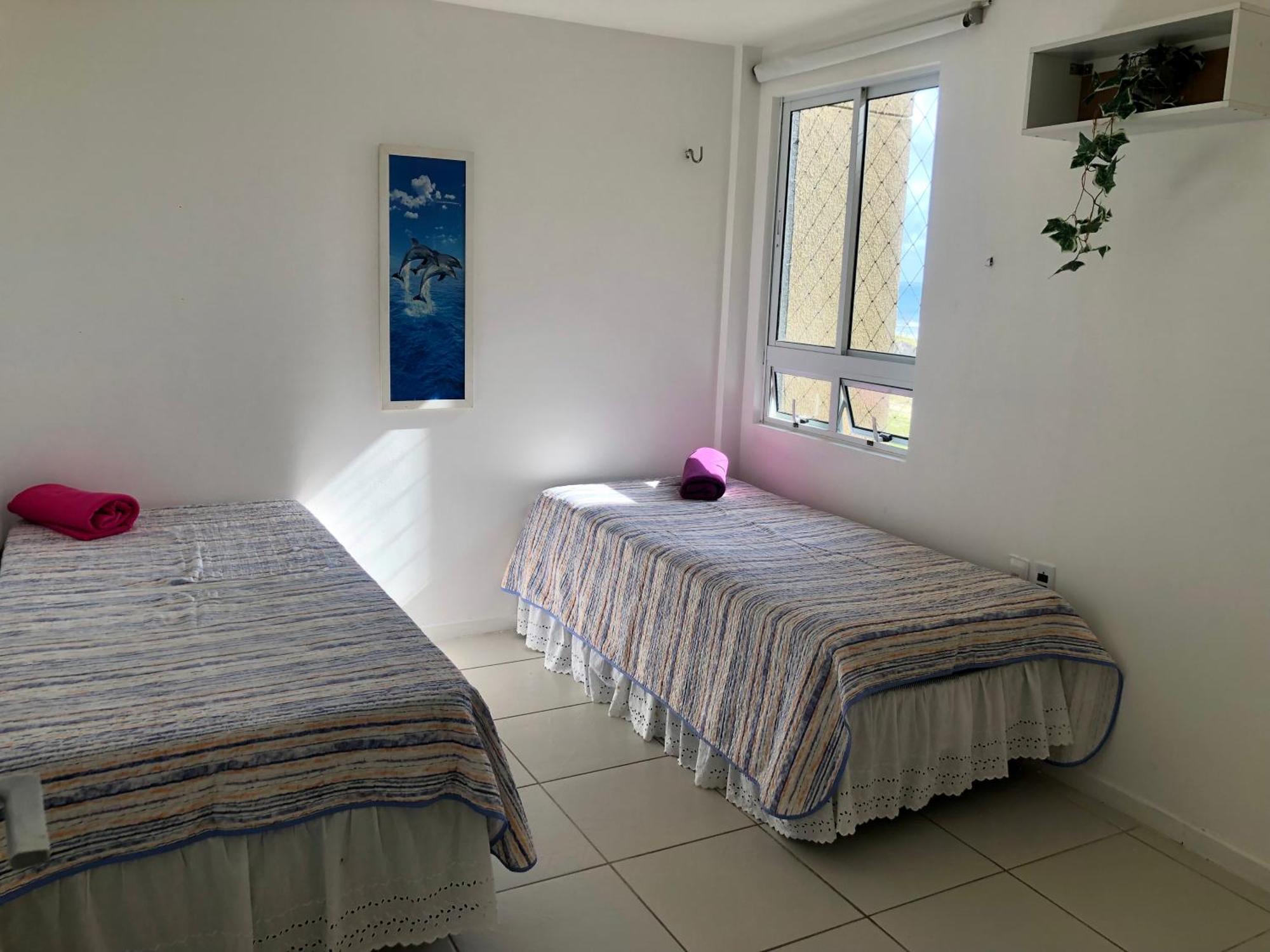 Apartamento Vista Total Do Mar Uma Cobertura A 400M Do Beach Park No Porto Das Dunas Aquiraz Condominio Terramaris Piscina Ampla Parque Infantil Sauna Estacionamento Privado Eksteriør billede