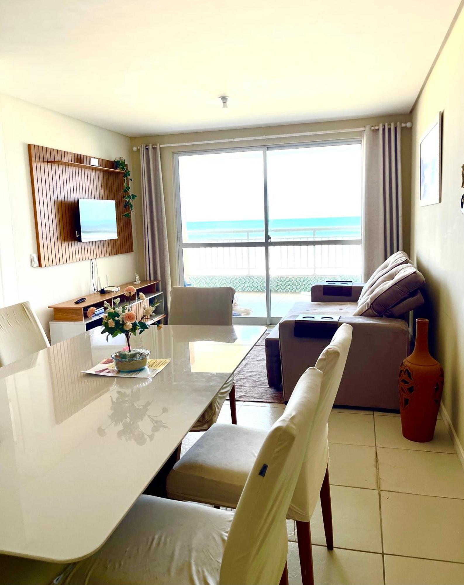 Apartamento Vista Total Do Mar Uma Cobertura A 400M Do Beach Park No Porto Das Dunas Aquiraz Condominio Terramaris Piscina Ampla Parque Infantil Sauna Estacionamento Privado Eksteriør billede