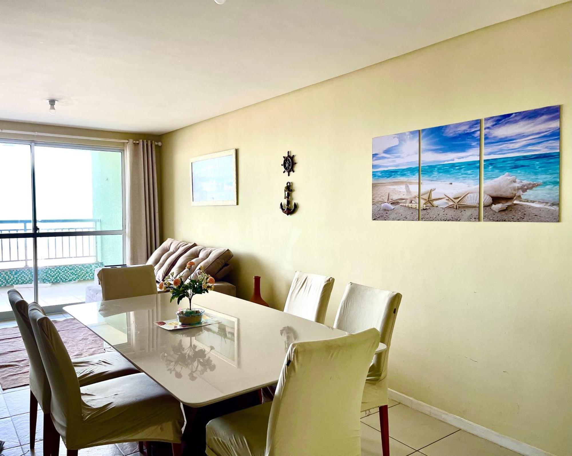 Apartamento Vista Total Do Mar Uma Cobertura A 400M Do Beach Park No Porto Das Dunas Aquiraz Condominio Terramaris Piscina Ampla Parque Infantil Sauna Estacionamento Privado Eksteriør billede